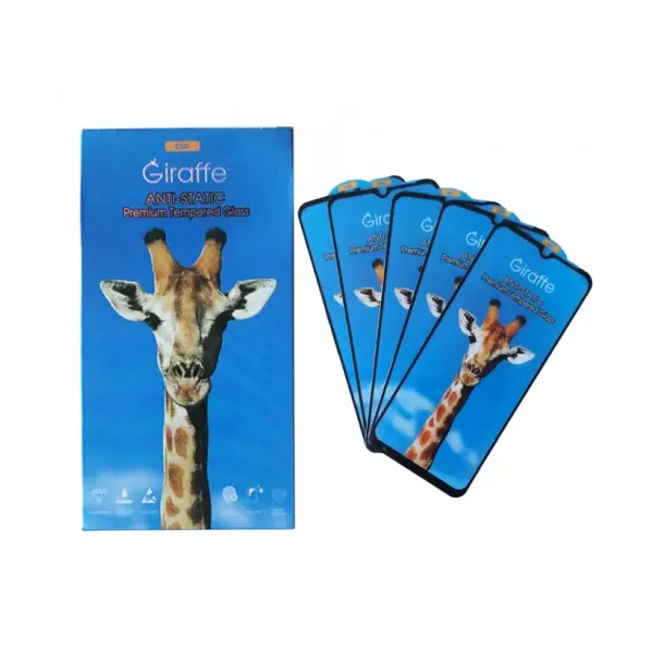 MR4_104786 Захисне скло giraffe anti-static glass для samsung a05s (a057), a07 (a075) чорний технічне пакування (5 шт.) PRC
