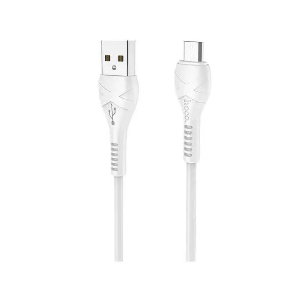 MR3_115411 Кабель usb hoco x37 cool power micro 2.4a 1 m білий HOCO