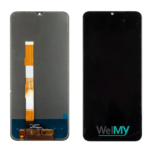 MR3_345950 Дисплей vivo y11s, y12a, y12s, y15a, y15c, y15s, y20, y20i, y20s у зборі з сенсором чорний (welmy) WELMY