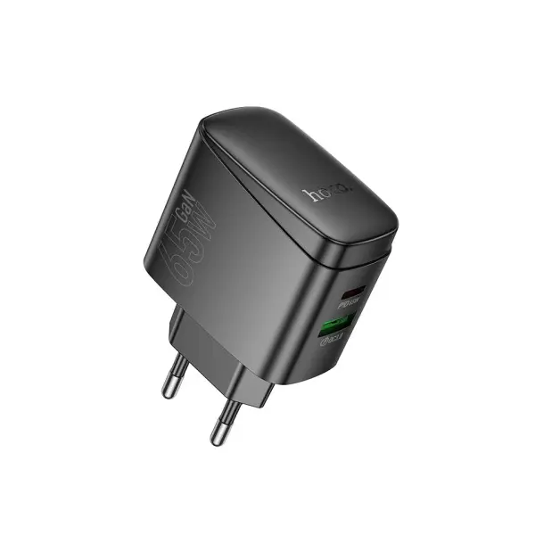 MR4_138660 Мережевий зарядний пристрій hoco cs63a bright pd65w (1a1c) charger чорний HOCO
