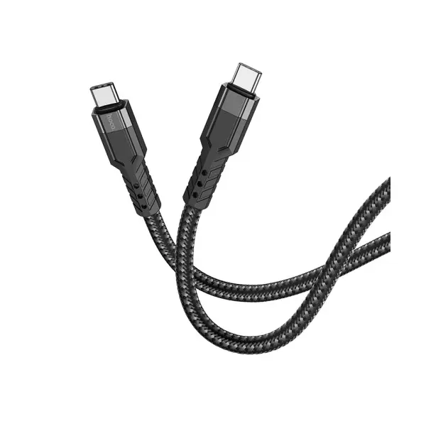 MR4_139097 Кабель pd hoco u110 pd type-c to type-c 60w charging data cable 1, 2 m, чорний HOCO