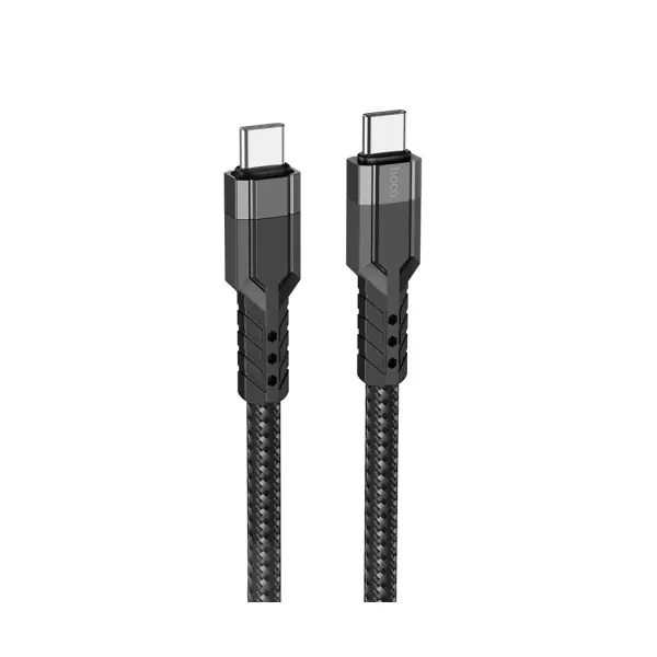 MR4_139097 Кабель pd hoco u110 pd type-c to type-c 60w charging data cable 1, 2 m, чорний HOCO