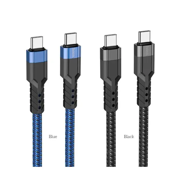 MR4_139097 Кабель pd hoco u110 pd type-c to type-c 60w charging data cable 1, 2 m, чорний HOCO