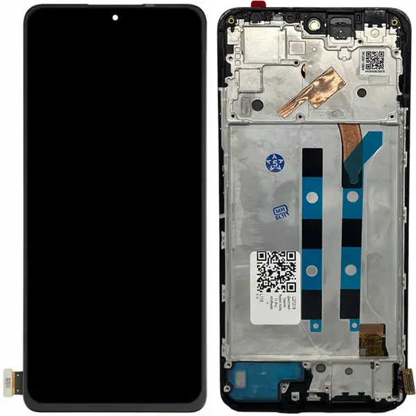 MR3_119785 Дисплей redmi note 11 pro 4g, redmi note 11 pro 5g global у зборі з сенсором та рамкою laser чорний oled PRC