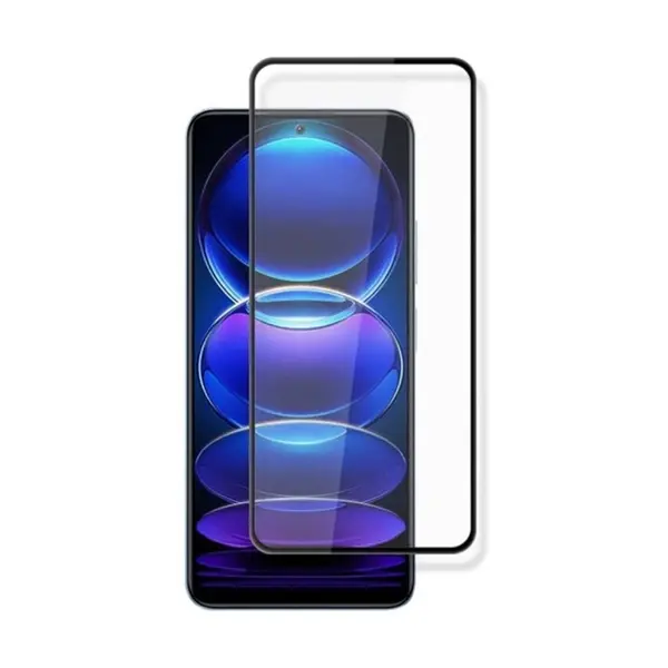 MR3_119959 Захисне скло для redmi note 12 pro 5g, poco x5 pro (0.3 mm, 4d arc люкс) чорний PRC