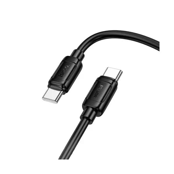 MR4_144072 Кабель pd hoco x115 surpass 60w charging data cable c to c 1 m, чорний HOCO