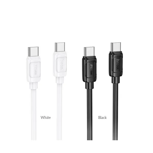 MR4_144072 Кабель pd hoco x115 surpass 60w charging data cable c to c 1 m, чорний HOCO