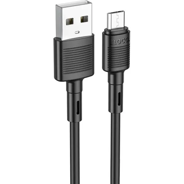MR3_118293 Кабель usb hoco x83 victory micro 2.4a 1 m чорний HOCO