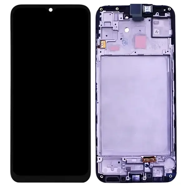 MR3_194341 Дисплей samsung a155, a156 galaxy a15 4g, 5g (2023) у зборі з сенсором та рамкою чорний oled (big size) PRC