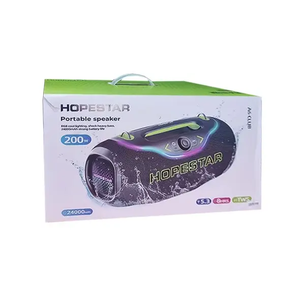 MR4_144655 Колонка bluetooth hopestar a6 club 200w чорний HOPESTAR