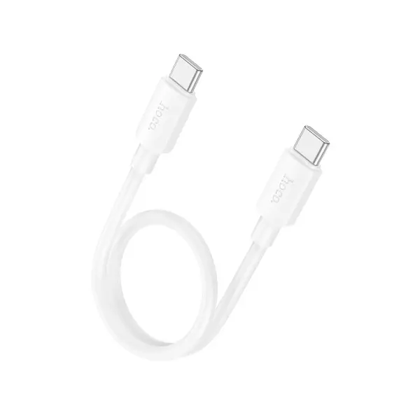 MR4_146154 Кабель pd hoco x96 hyper 60w fast charging data cable type-c to type-c (l=0.25 m) білий HOCO