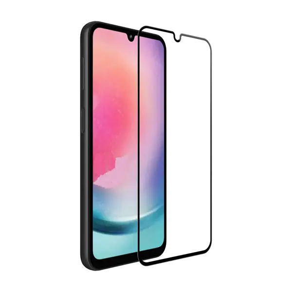 MR3_119377 Захисне скло для samsung a245, a256, a156 galaxy a24 4g, a25 5g, a15 5g (0.3 mm, 4d arc люкс) чорний PRC