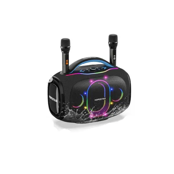 MR4_153390 Колонка bluetooth hopestar partybox ultra з 2pcs uhf microphone 550w чорний HOPESTAR