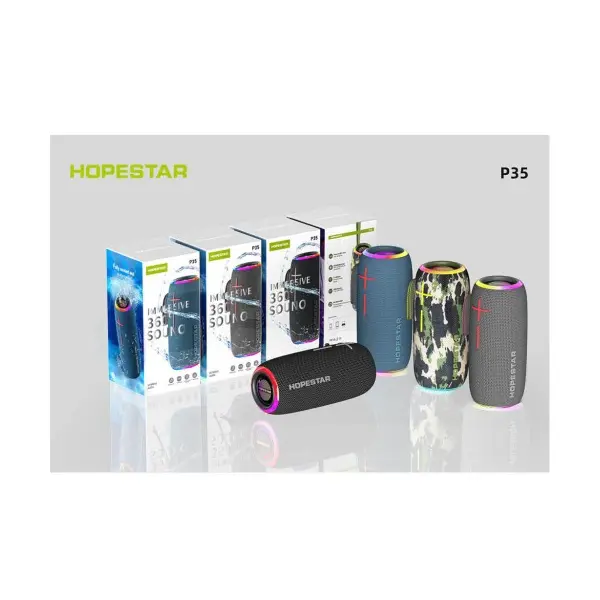 MR4_153387 Колонка bluetooth hopestar p35 20w чорний HOPESTAR