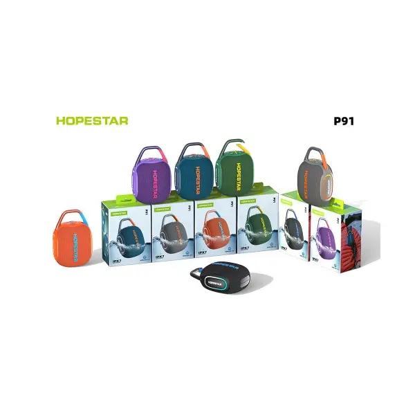 MR4_153400 Колонка bluetooth hopestar p91 15w чорний HOPESTAR