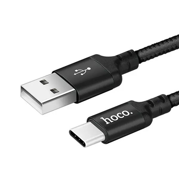 MR3_115623 Кабель usb hoco x14 times speed type-c 3a 1 m чорний HOCO