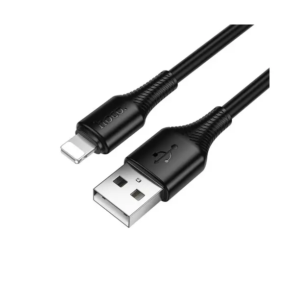 MR4_153972 Кабель pd hoco x120 beneficio pd27w charging data cable lightning 1 m чорний HOCO