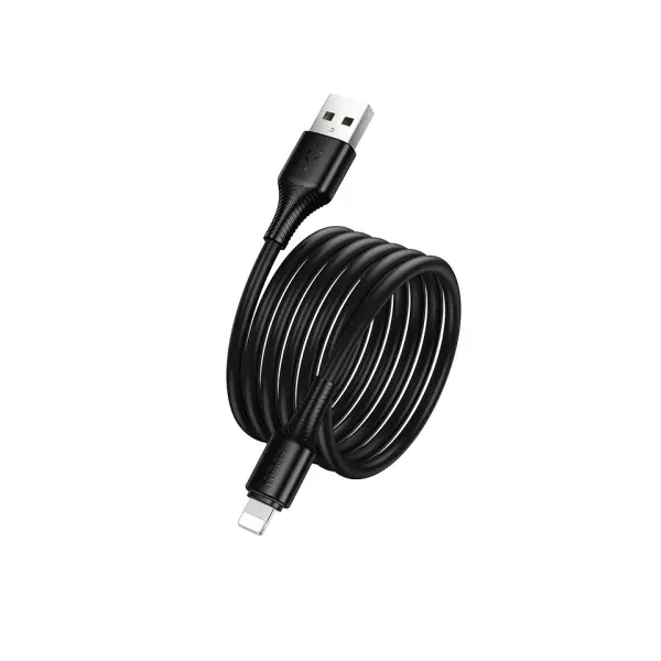 MR4_153972 Кабель pd hoco x120 beneficio pd27w charging data cable lightning 1 m чорний HOCO