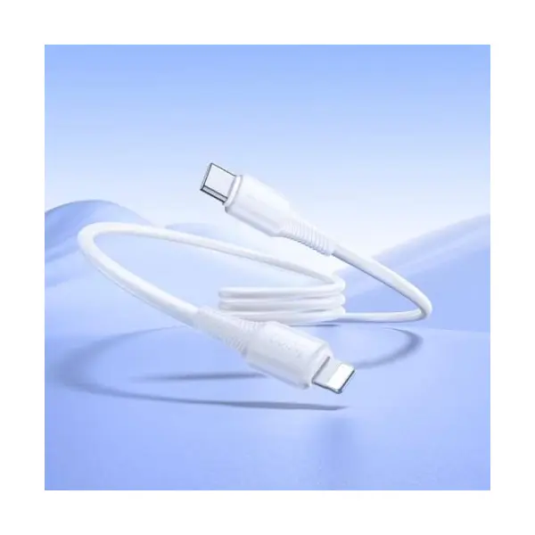 MR4_153973 Кабель pd hoco x120 beneficio pd27w charging data cable lightning 1 m білий HOCO