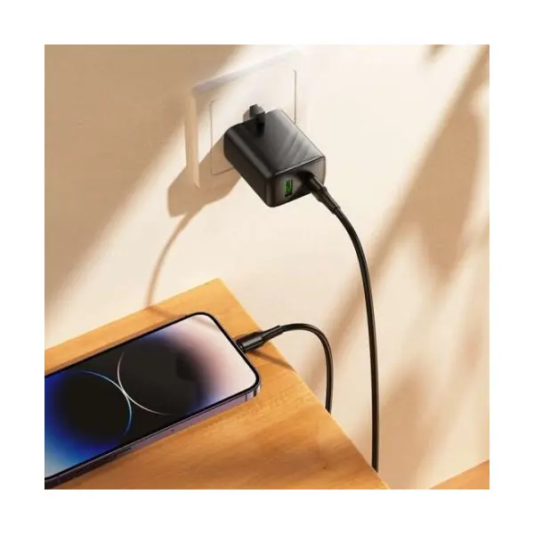 MR4_153973 Кабель pd hoco x120 beneficio pd27w charging data cable lightning 1 m білий HOCO