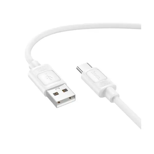 MR4_153872 Кабель hoco x122 benefit silicone charging data cable type-c 3a, 1 m, білий HOCO