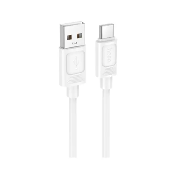 MR4_153872 Кабель hoco x122 benefit silicone charging data cable type-c 3a, 1 m, білий HOCO