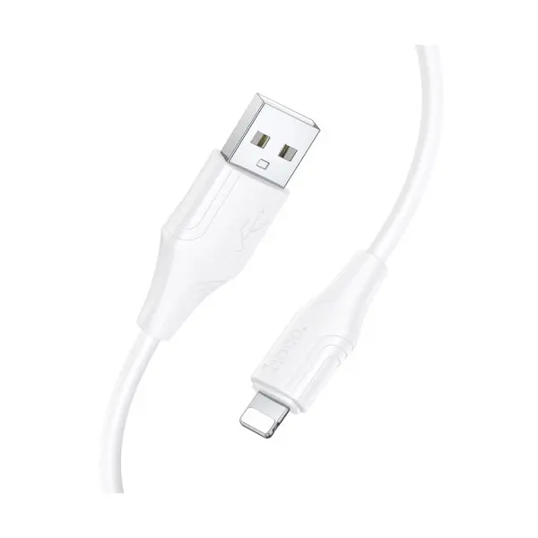 MR4_153937 Кабель pd hoco x124 bien pd27w silicone charging data cable ip, 1 m білий HOCO