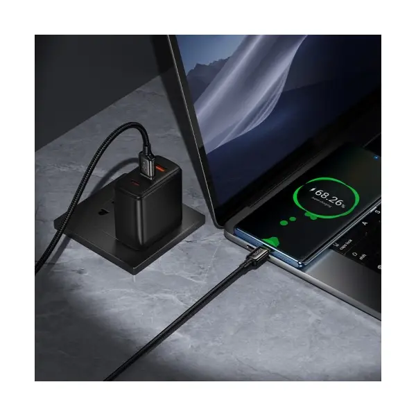 MR4_153966 Кабель hoco x127 exceed charging data cable type-c чорний HOCO