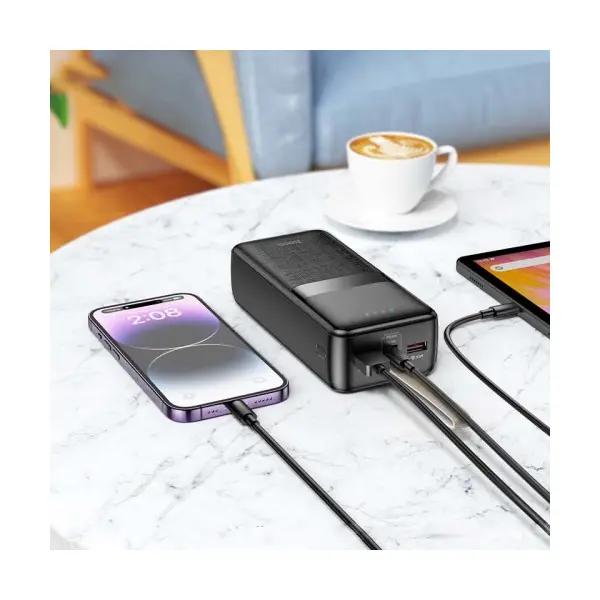MR4_153992 Умб hoco db107 mercurius pd22, 5w fully compatible power bank 30000mah чорний HOCO