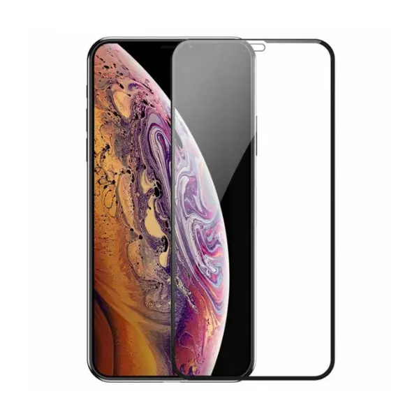 MR3_107279 Захисне скло для iphone x, xs, 11 pro (0.3 mm, 4d arc, чорний) люкс PRC