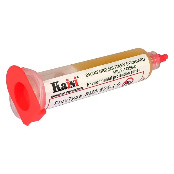 MR3_118697 Флюс-паста kaisi rma-625-lo 10 ml, у шприці, безвідмивна KAISI