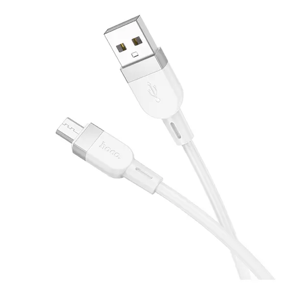 MR3_328066 Кабель usb hoco x109 silicone micro 2.4a 1 m білий HOCO