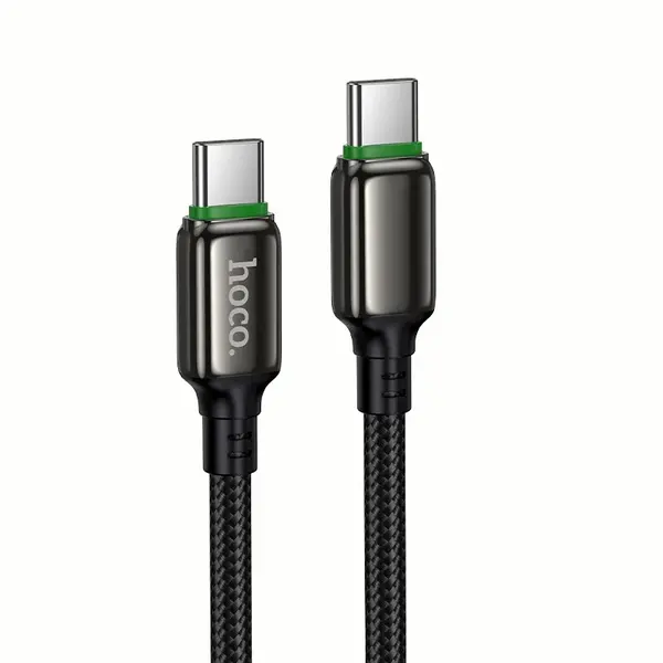 MR3_372272 Кабель pd type-c to type-c hoco x127 exceed 60w 1 m чорний HOCO