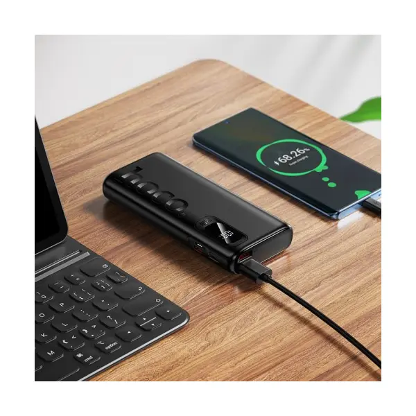 MR4_154285 Умб hoco j158pro runner 22.5w+pd20w fully compatible power bank 10000mah чорний HOCO